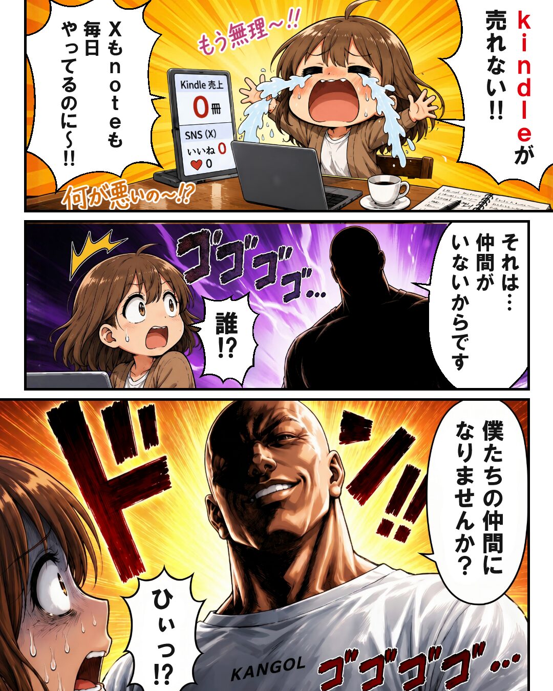 サービス紹介漫画 1枚目