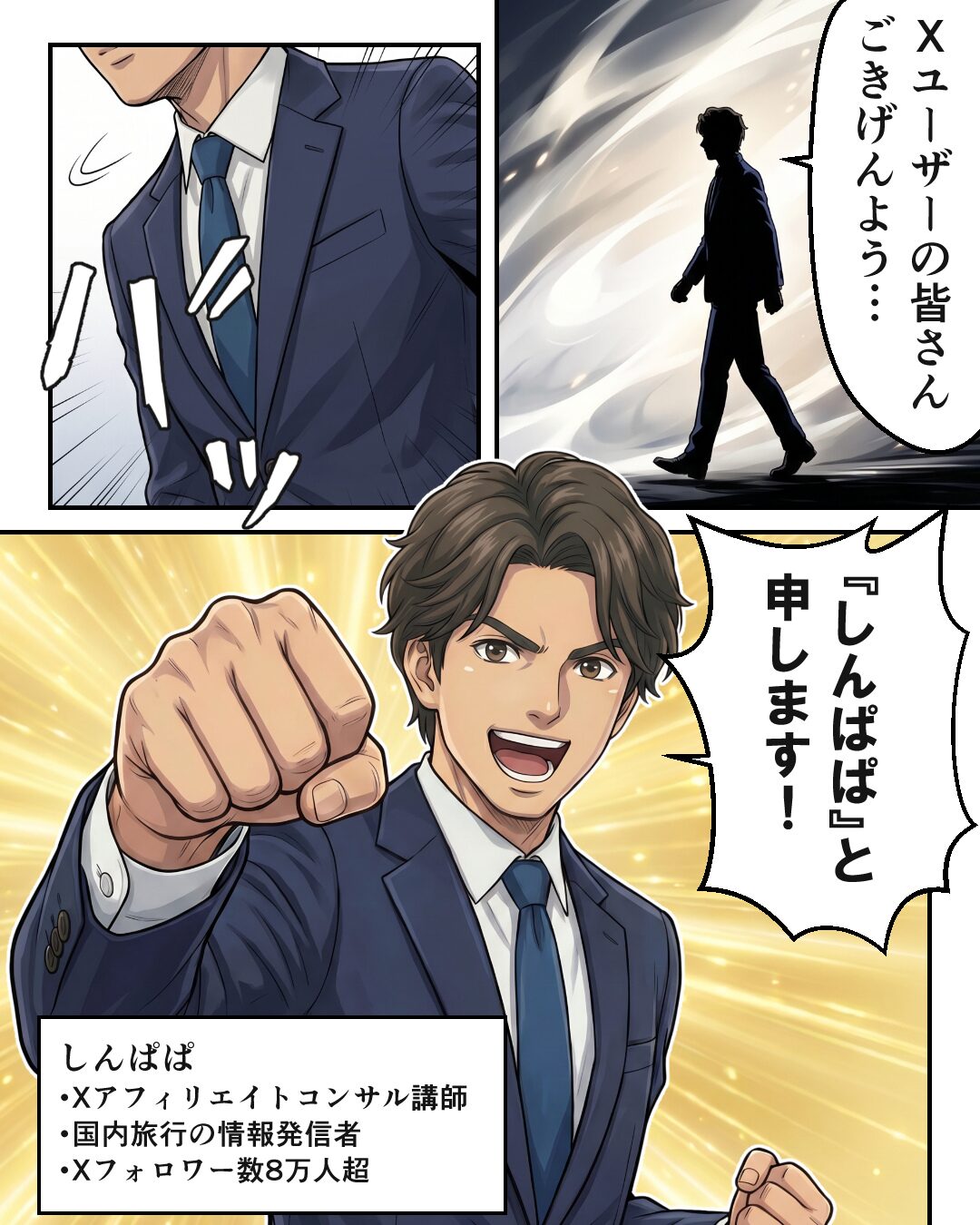 SNS宣伝漫画 1枚目